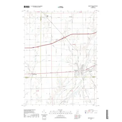 2019 Map of Knightstown, 2019 Print