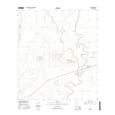 2016 Map of Knippa, 2016 Print