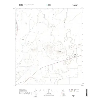 2019 Map of Knippa, 2019 Print