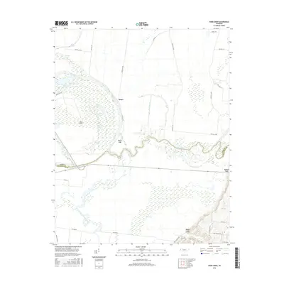 2016 Map of Knob Creek, 2016 Print