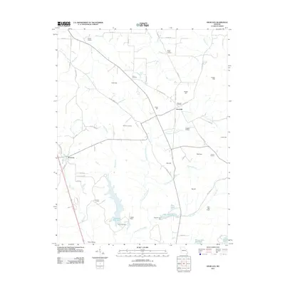 2011 Map of Knob Lick, 2011 Print