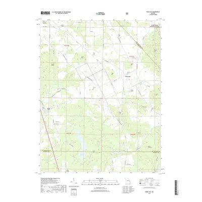 2017 Map of Knob Lick, 2017 Print
