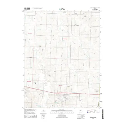 2014 Map of Knob Noster, 2014 Print