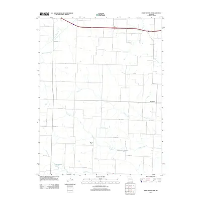 2011 Map of Knob Noster NW, 2011 Print