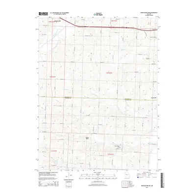 2014 Map of Knob Noster NW, 2014 Print