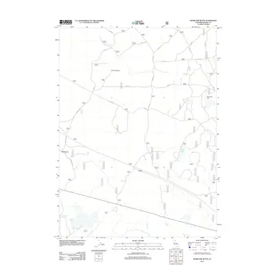 2012 Map of Knobcone Butte, 2012 Print