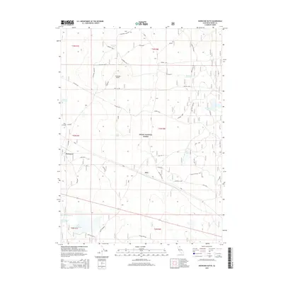 2015 Map of Knobcone Butte, 2015 Print