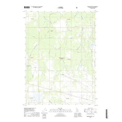 2018 Map of Knobcone Butte, 2018 Print
