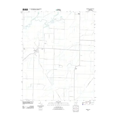 2011 Map of Knobel, 2011 Print
