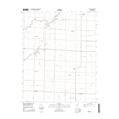 2014 Map of Knobel, 2014 Print