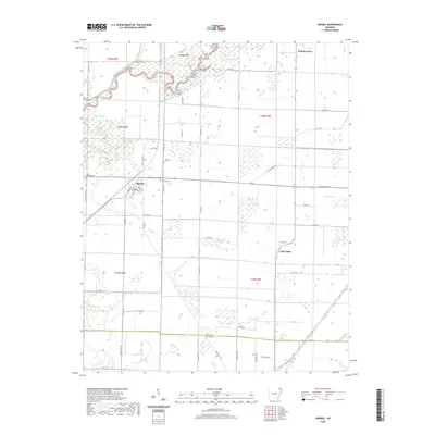 2020 Map of Knobel, 2020 Print