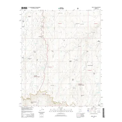 2014 Map of Knoll Lake, 2014 Print