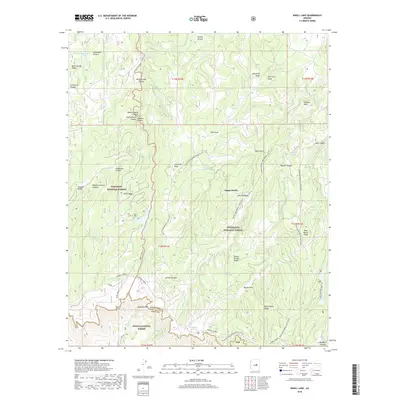 2018 Map of Knoll Lake, 2018 Print