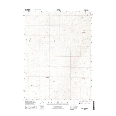 2014 Map of Knoll Mountain, 2014 Print