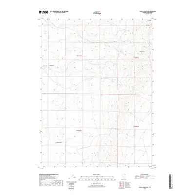 2018 Map of Knoll Mountain, 2018 Print