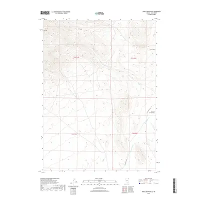 2018 Map of Knoll Mountain SE, 2018 Print