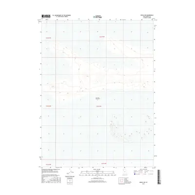 2017 Map of Knolls SW, 2017 Print