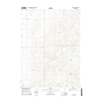 2015 Map of Knott Creek, 2015 Print