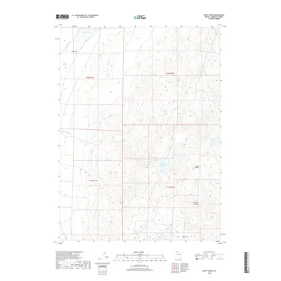 2018 Map of Knott Creek, 2018 Print