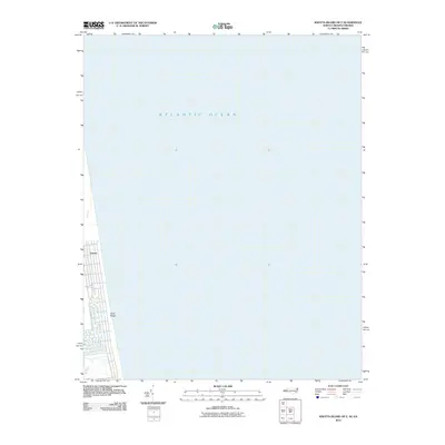 2010 Map of Knotts Island OE E, 2010 Print