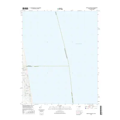 2016 Map of Knotts Island OE E, 2016 Print
