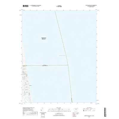 2019 Map of Knotts Island OE E, 2019 Print