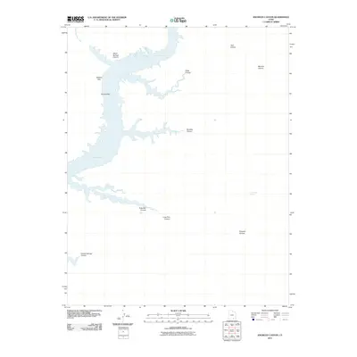2011 Map of Knowles Canyon, 2011 Print