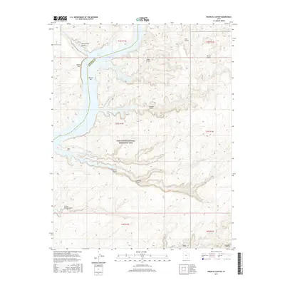 2017 Map of Knowles Canyon, 2017 Print