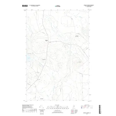 2018 Map of Knowles Corner, 2018 Print