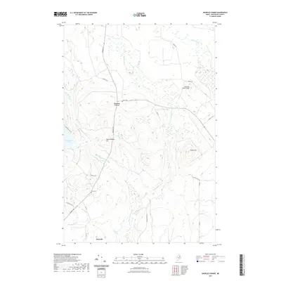 2021 Map of Knowles Corner, 2021 Print