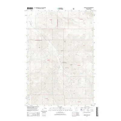 2014 Map of Knowles Peak, 2014 Print