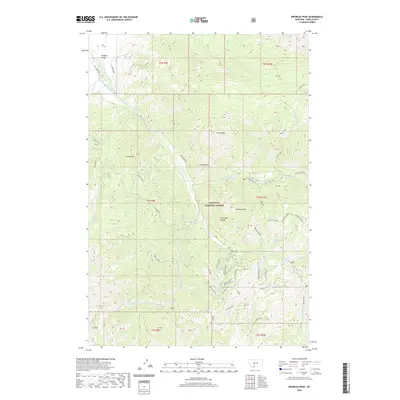 2020 Map of Knowles Peak, 2020 Print