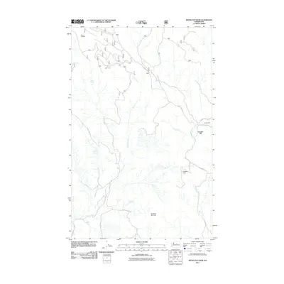2011 Map of Knowlton Knob, 2011 Print