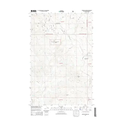 2014 Map of Knowlton Knob, 2014 Print