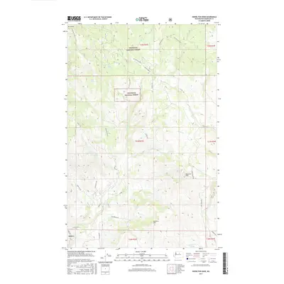 2017 Map of Knowlton Knob, 2017 Print