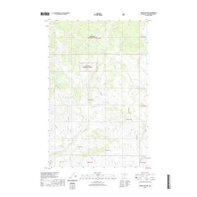 2020 Map of Knowlton Knob, 2020 Print
