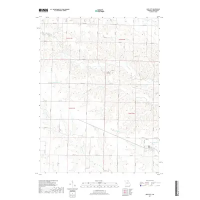 2017 Map of Knox City, 2017 Print