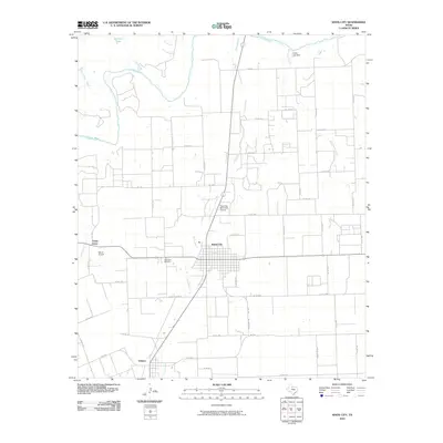 2010 Map of Knox City, 2010 Print