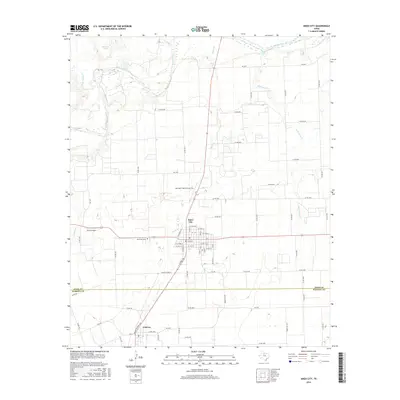 2016 Map of Knox City, 2016 Print