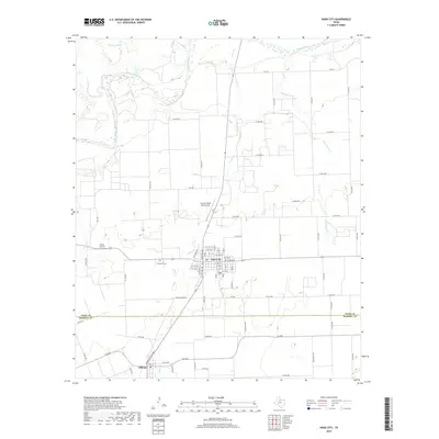 2019 Map of Knox City, 2019 Print