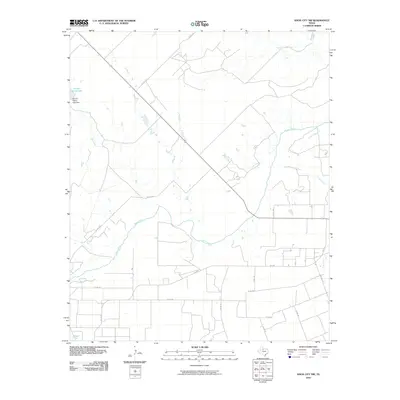 2010 Map of Knox City NW, 2010 Print