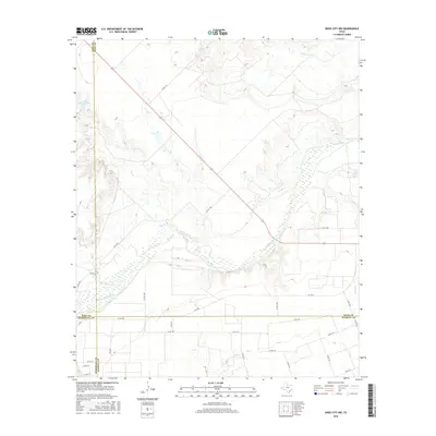 2016 Map of Knox City NW, 2016 Print