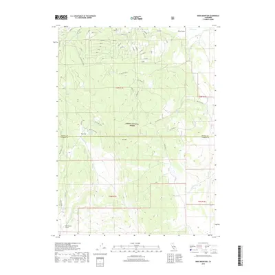 2018 Map of Knox Mountain, 2018 Print