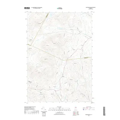 2018 Map of Knox Mountain, 2018 Print