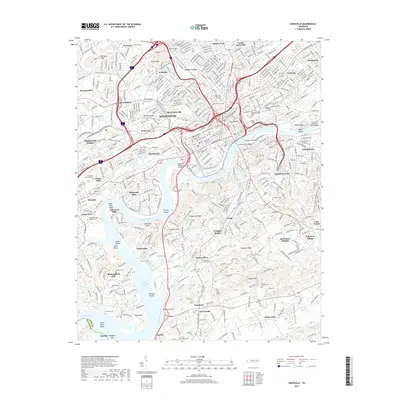 2019 Map of Knoxville, 2019 Print