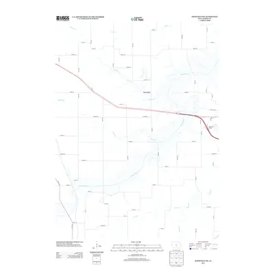 2013 Map of Knoxville SW, 2013 Print