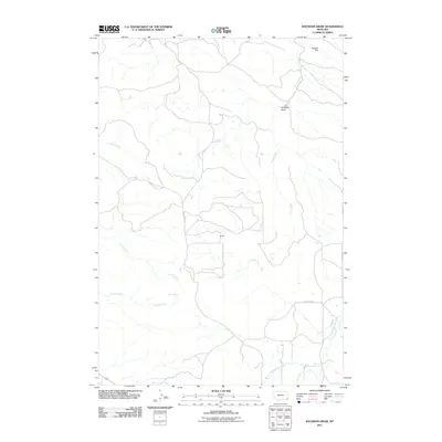 2011 Map of Knudson Draw, 2011 Print