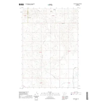 2020 Map of Knudson Draw, 2020 Print
