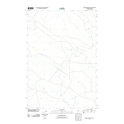 2011 Map of Knudson Draw NE, 2011 Print