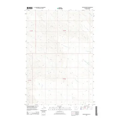 2014 Map of Knudson Draw NE, 2014 Print